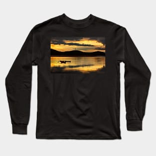 Sunrise at Plastiras lake Long Sleeve T-Shirt